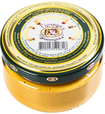 Гірчиця ВХС Вінницька 125 г